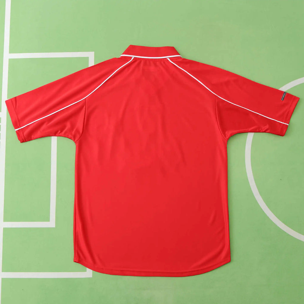 2001 Liverpool Retro Away White Retro Football Jersey – Front View