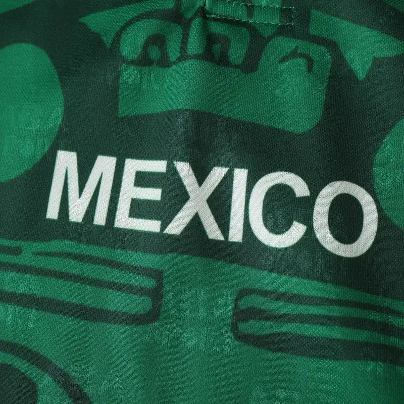 1998 Mexico Home Green Retro Football Jersey – 9