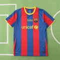 FC Barcelona 10/11 Season Home final match RetroJersey – Back View
