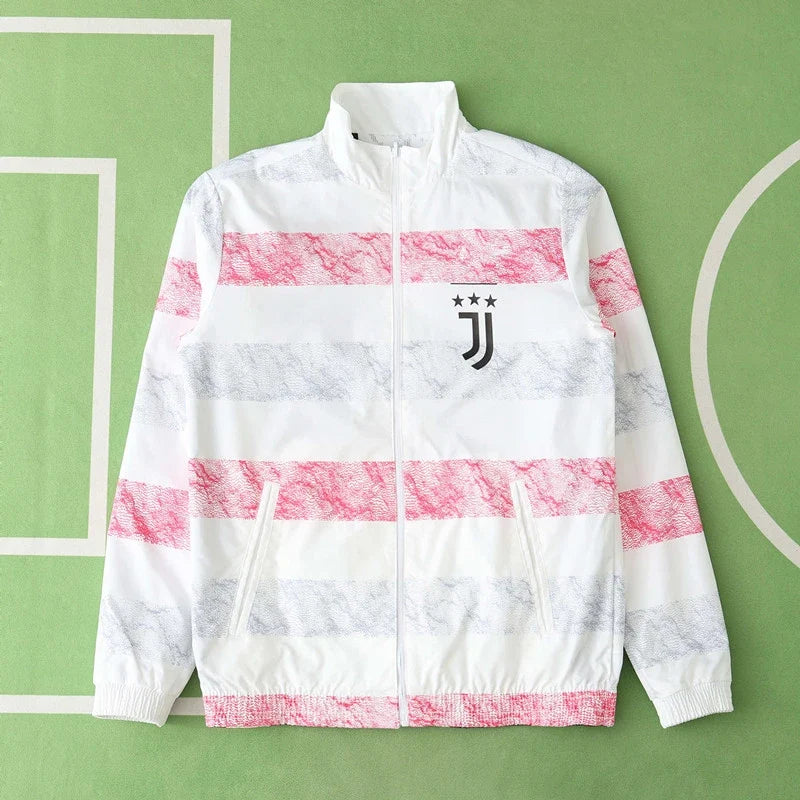 Juventus New Season Both Sides Football Windbreaker Windjacke – Front View