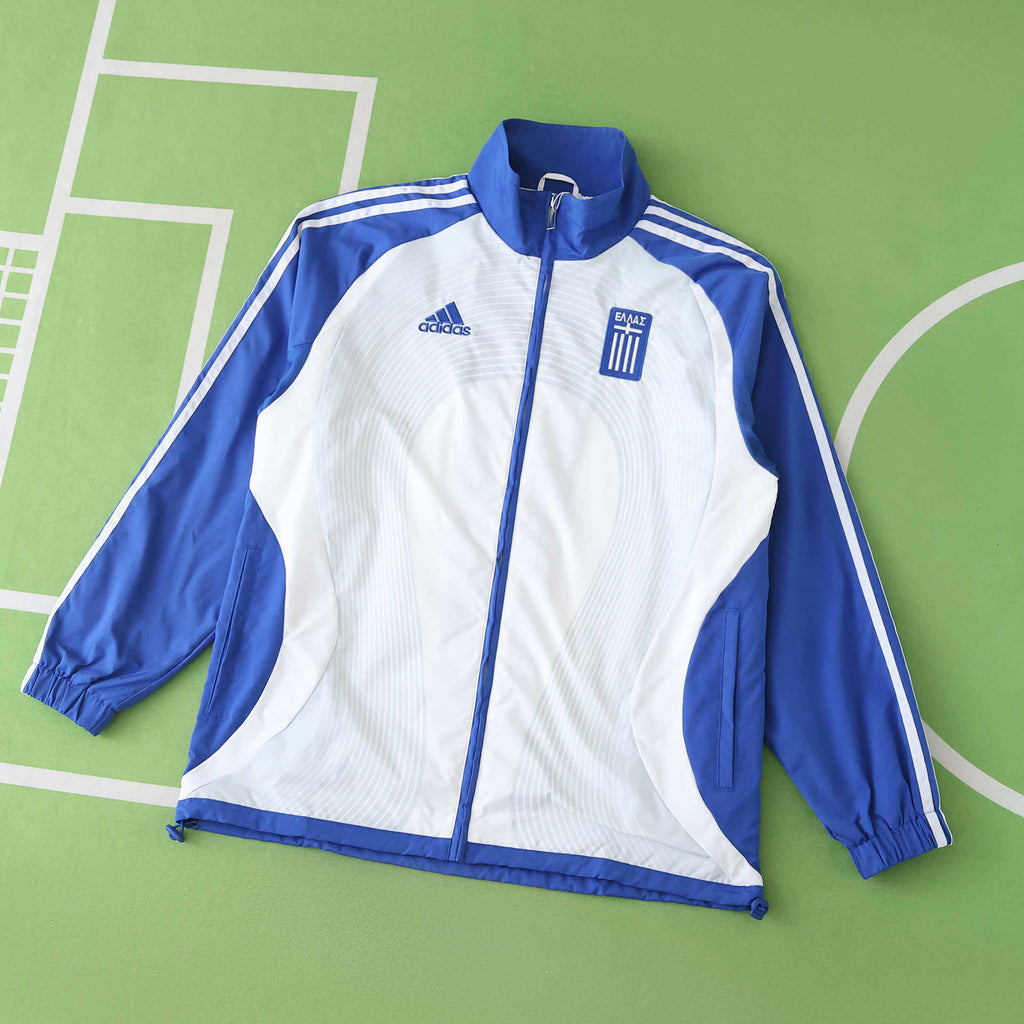 Greece EURO 2004 Retro Windbreaker – Detailed View