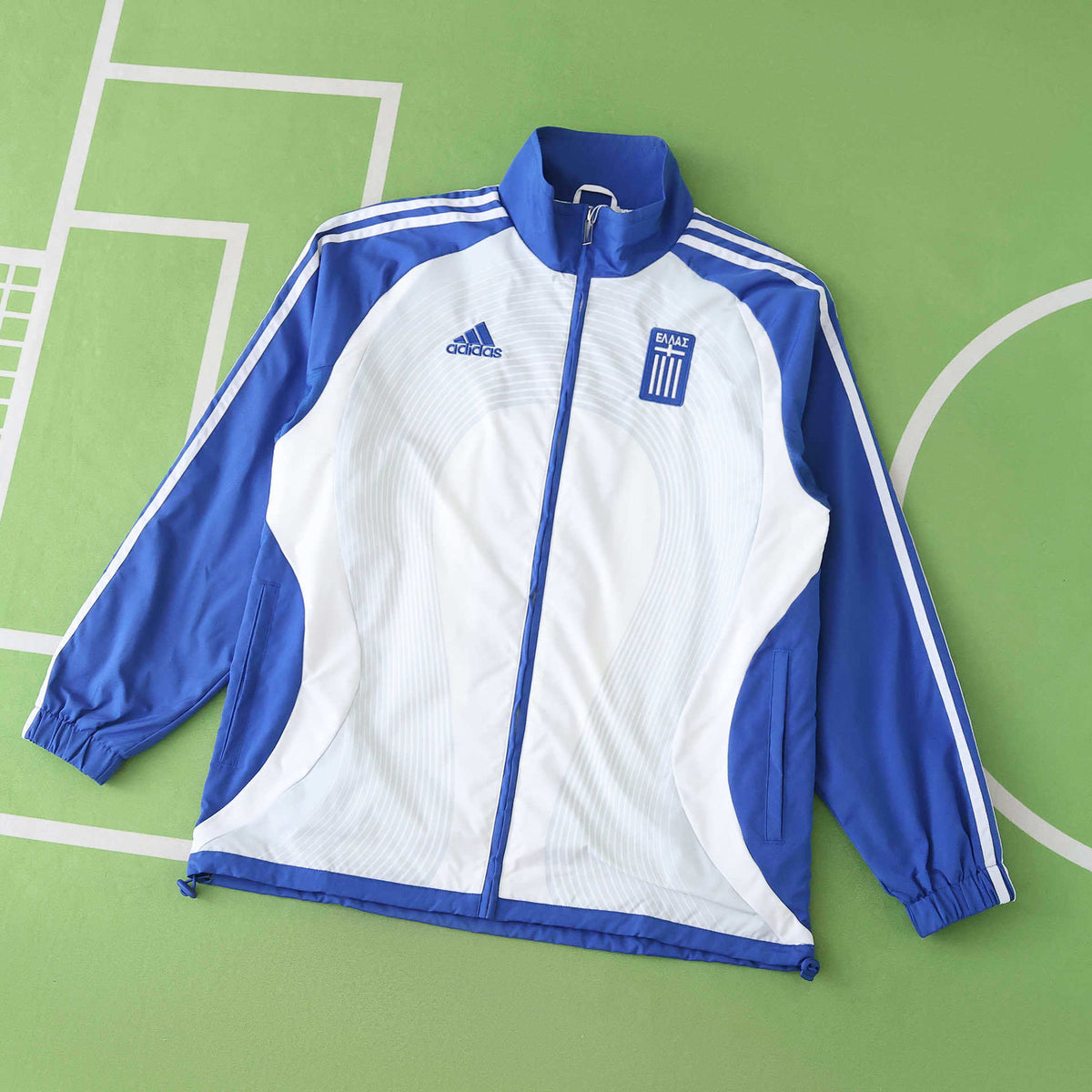 Greece EURO 2004 Retro Windbreaker – Detailed View
