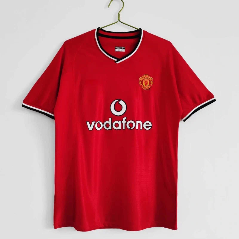 2000/02 Manchester United Home Retro Fan Version Jersey – Back View