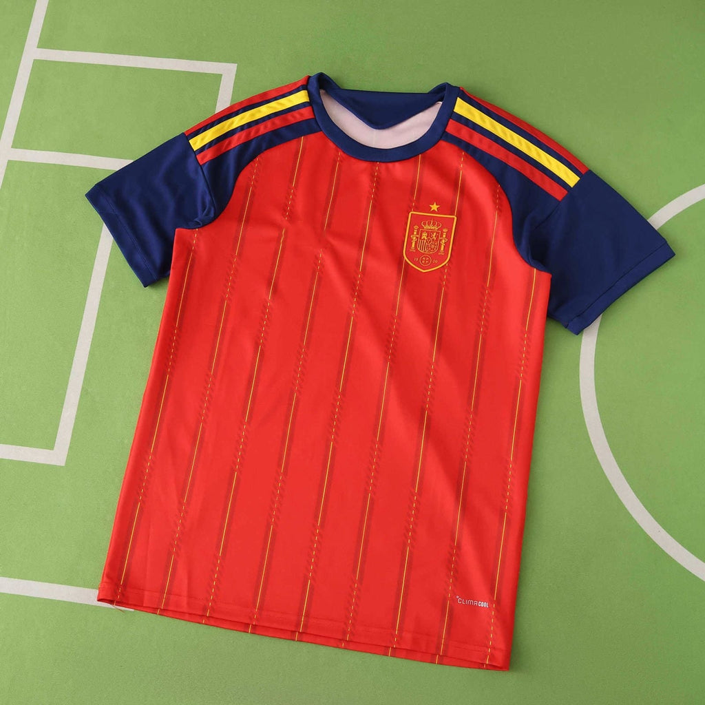 2026 Spain World Cup 2 stars Champion Special Football Jersey Soccer Kit Special Edition – Back View