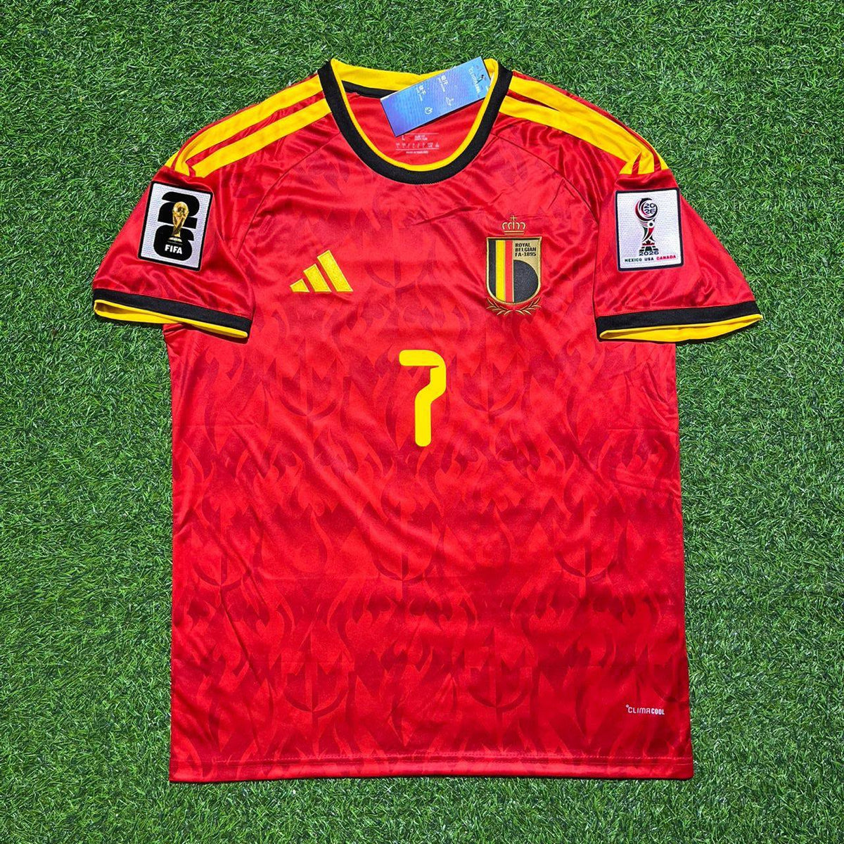 2026 Kevin De Bruyne Belgique Belgien Belgie World Cup Football Jersey – Front View