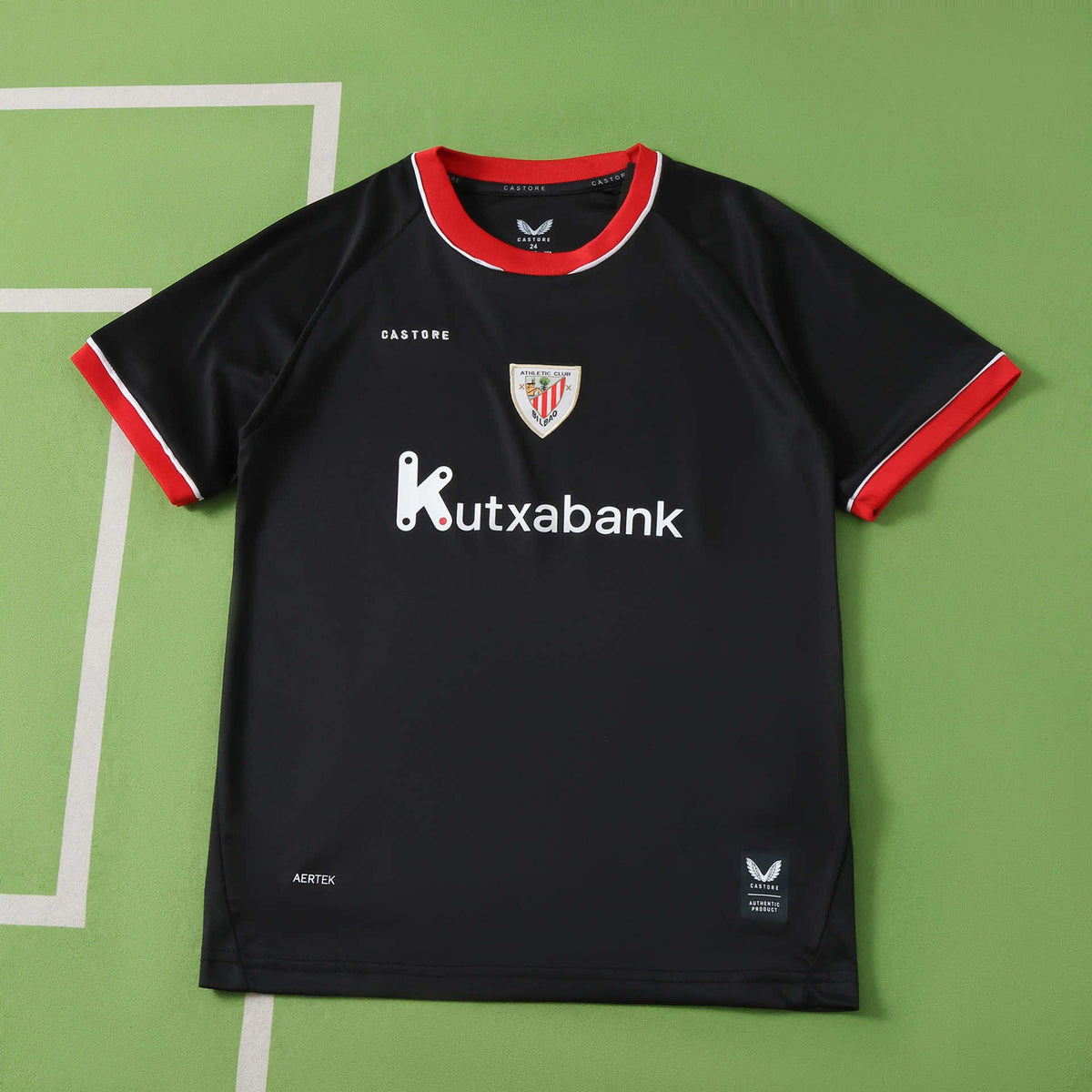 Athletic Bilbao 2026-2027 Season Away Black Kids Football Jersey Trikot Maillot V3