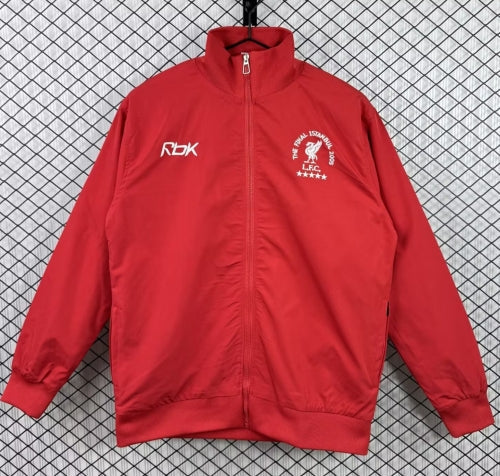 2004/05 Liverpool Final Retro Red Windbreaker Jersey – Back View
