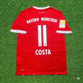 2017/18 Douglas Costa Bayern Munich Retro Home Football Jersey – Back View