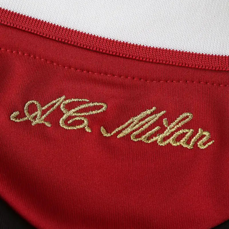 A.C.Milan 09/10 Season Red Home Long sleeved Retro Jersey – 8
