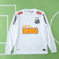 Santos FC 2013 Home Long Sleeved White Retro Jersey – Back View