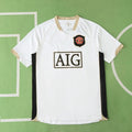 Manchester United F.C 06/07 Season Away White Retro Jersey – Back View