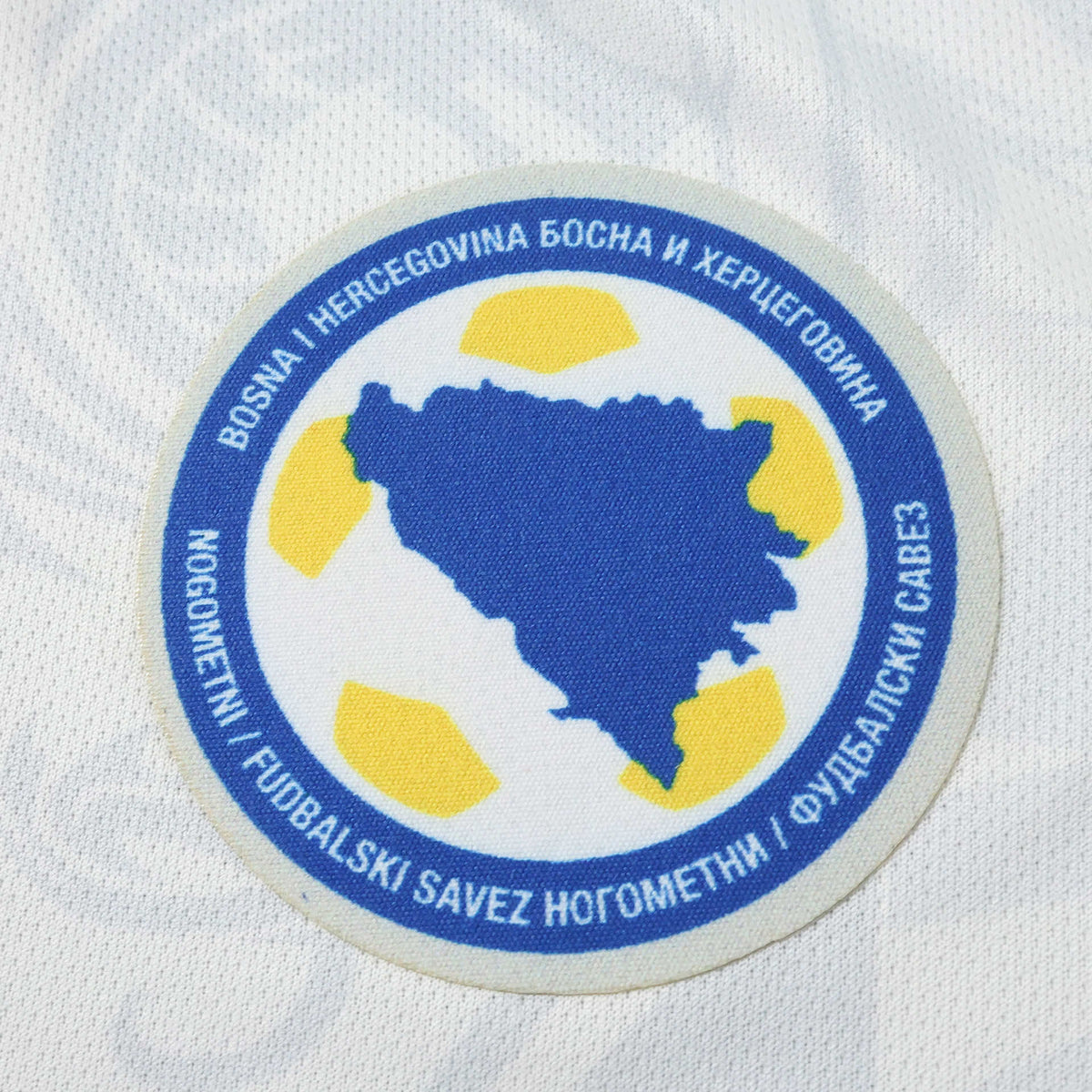 Edin Dzeko Bosnia and Herzegovina 2026 World Cup Away White Football Jersey – Detailed View