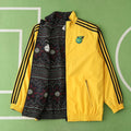 Jamaica Bob Marley Reversible Yellow Black Jacket Both Size Jacket – Back View