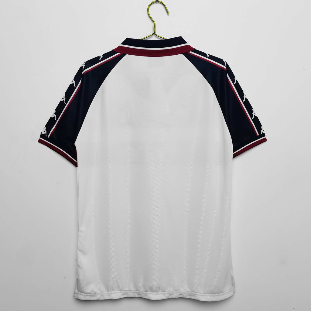1997 Manchester City Retro brother sponsor Blue Retro Football Jersey – 4