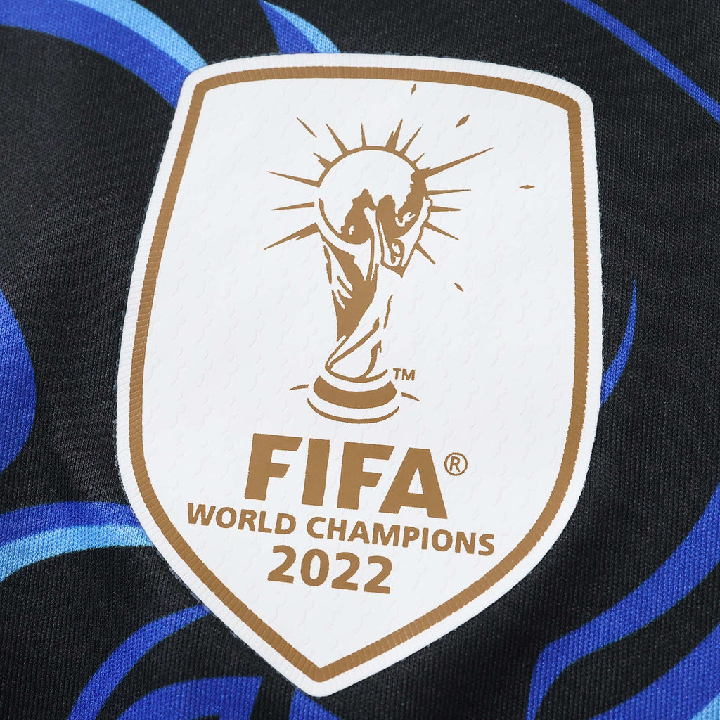 2026 Argentina World Cup Lionel Messi #10 Golden Patch Football Jersey – Detailed View
