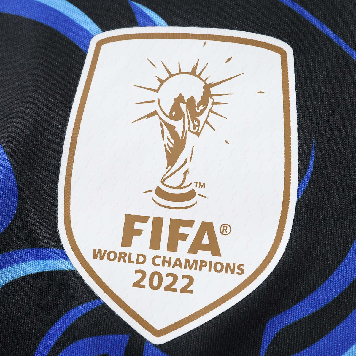2026 Argentina World Cup Lionel Messi #10 Golden Patch Football Jersey – Detailed View