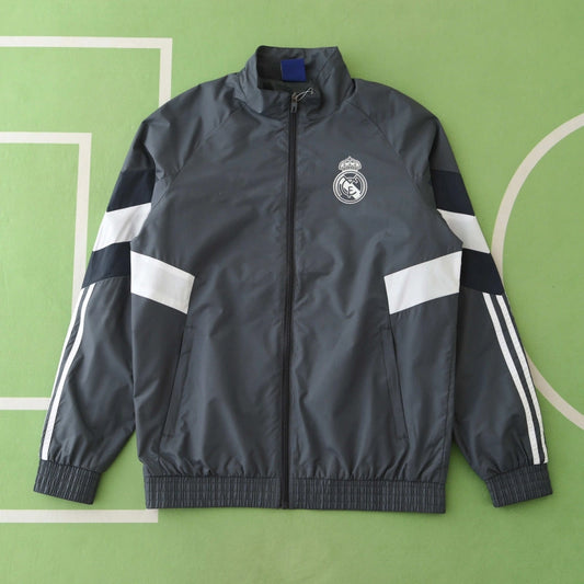 Real Madrid Retro Vintage Windbreaker Football Jacket