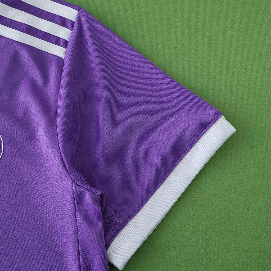 Real Madrid C.F. 2016-2017 Season Kids Away Retro Football  Jersey Trikot Maillot V4