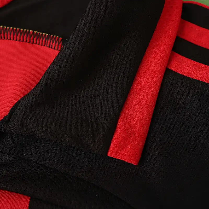 A.C.Milan 06/07 Season Red Away Retro Football Jersey – Detailed View