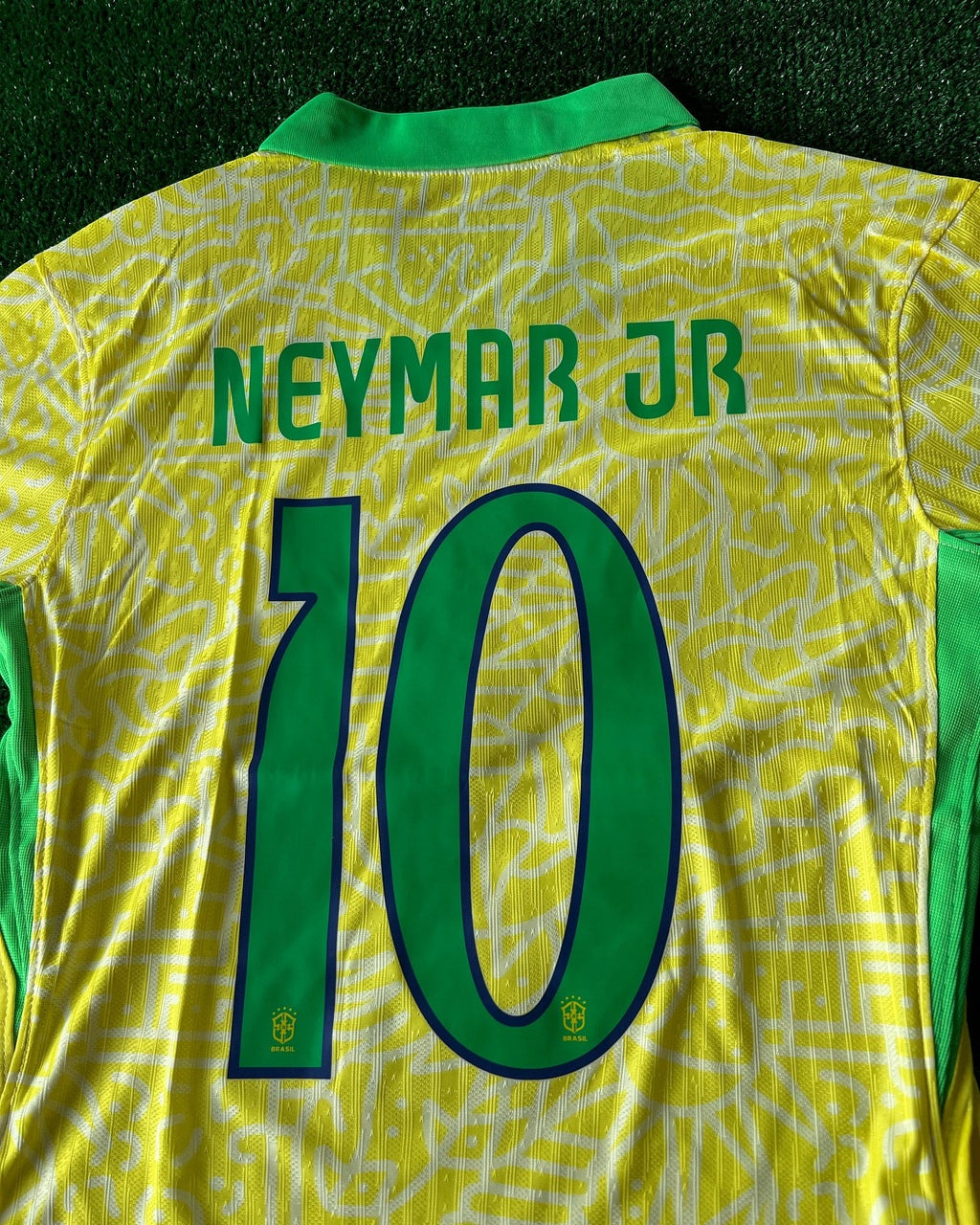 Neymar Jr. Brazil Football Jersey – Front View