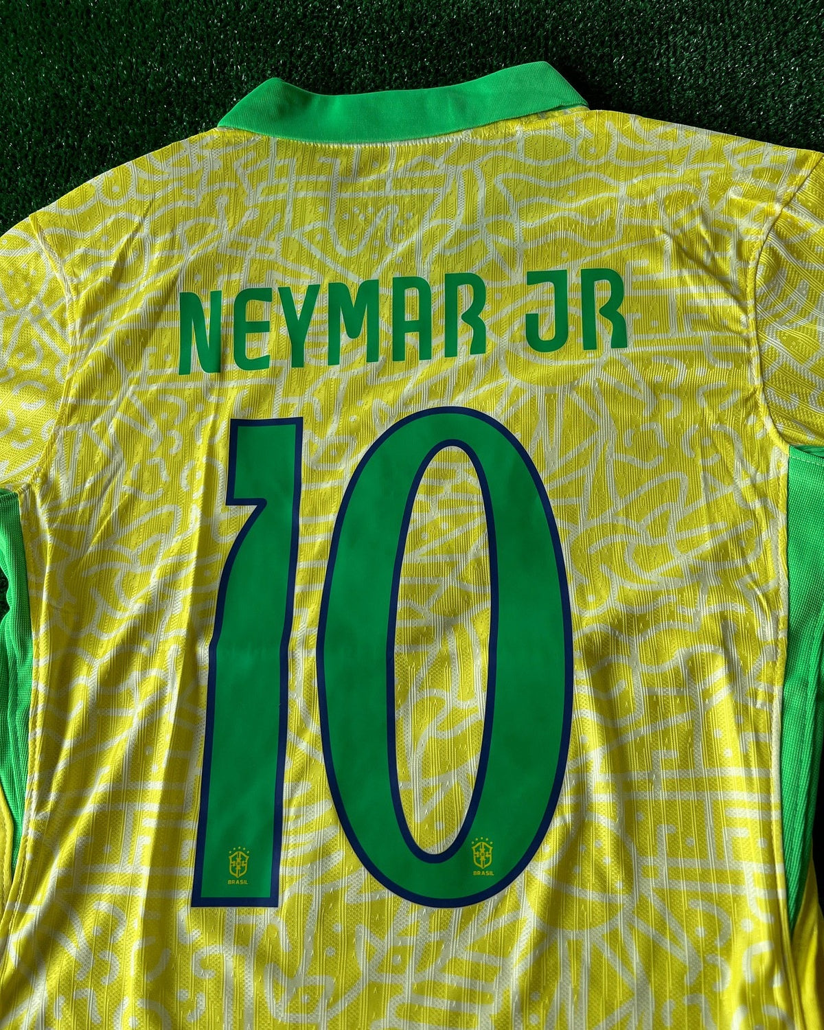 Neymar Jr. Brazil Football Jersey – Front View