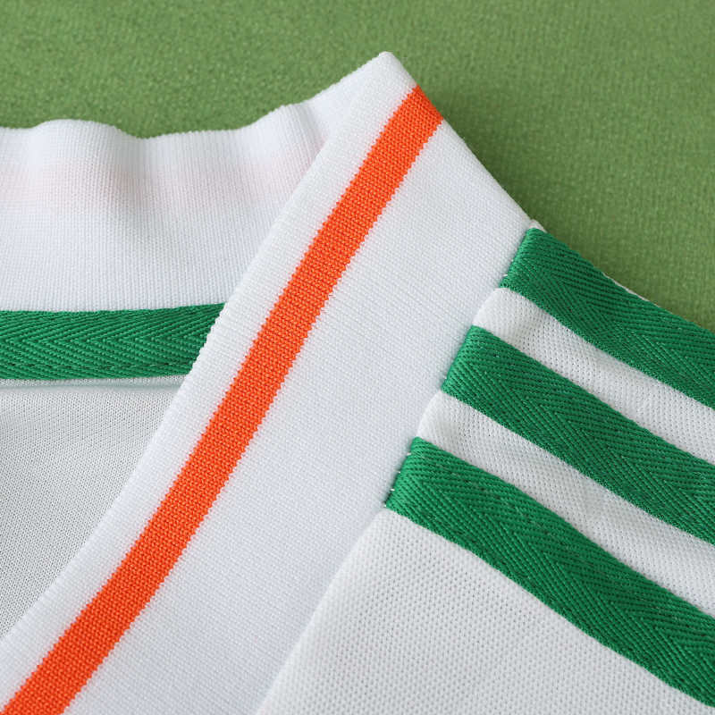 Ireland 1994 Season Away Retro Football Jersey – Paul McGrath – Detailed View