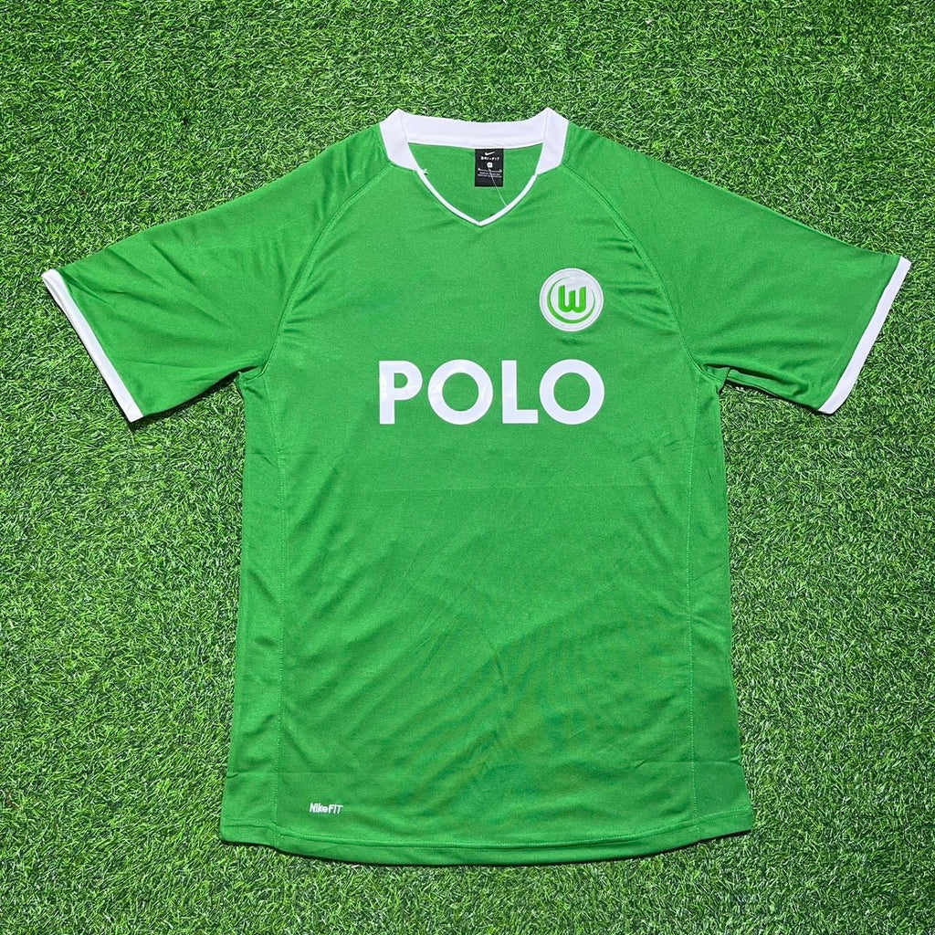 2008/09 Wolfsburg Meisterjahr Fußballtrikot Paradise Edition – Back View