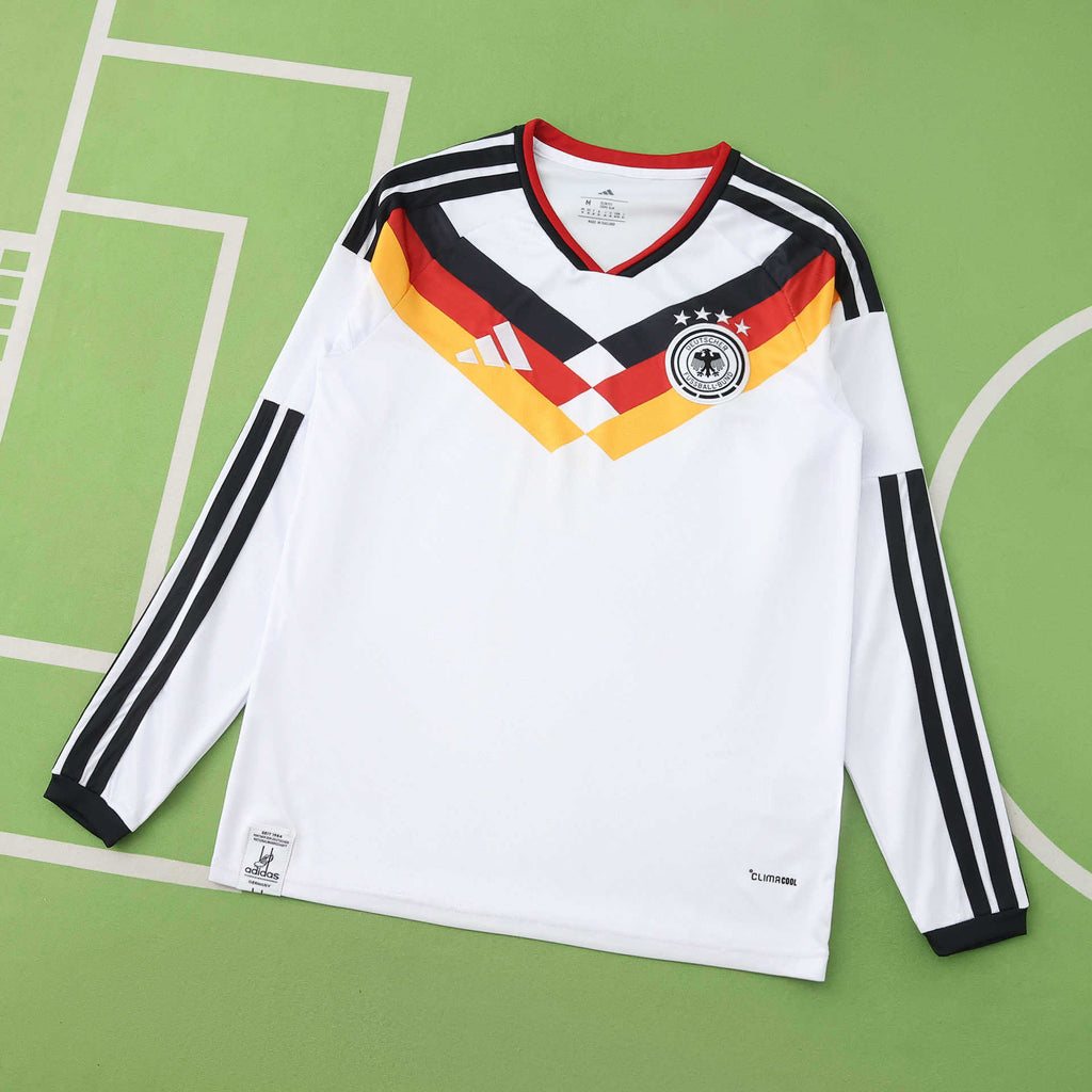 Germany 2026 World Cup Home Long Sleeve Jersey – Detailed View