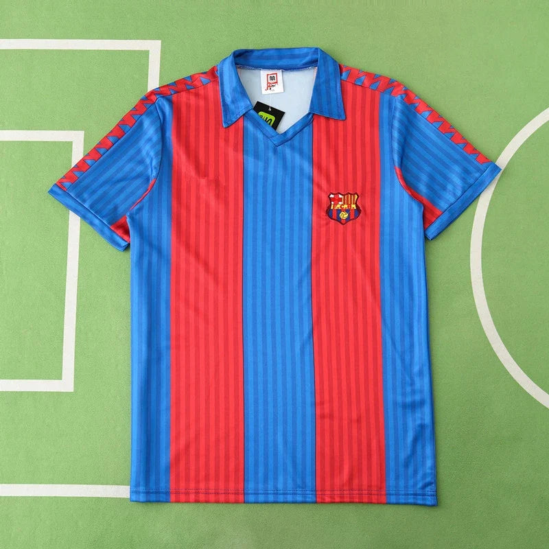 FC Barcelona 89/91 Season Home Retro Jersey – Back View