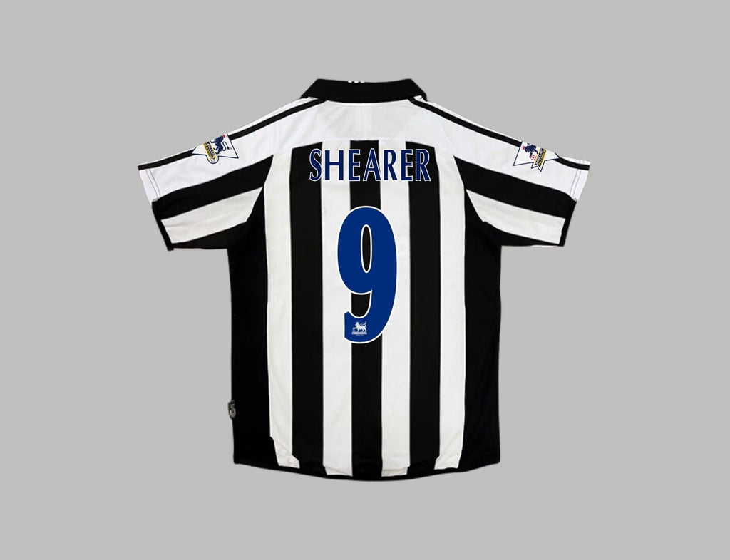 Alan Shearer Newcastle United Retro Kit Jersey – Back View