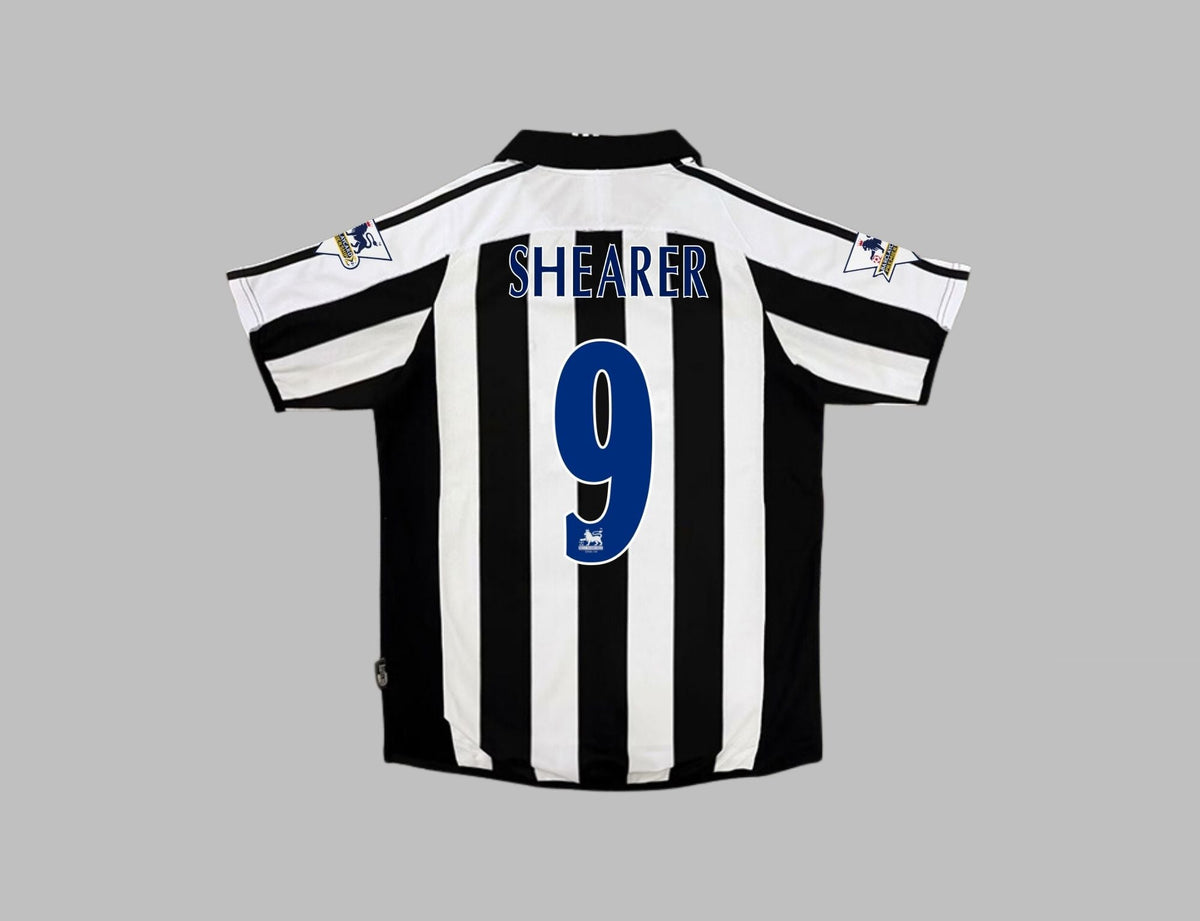 Alan Shearer Newcastle United Retro Kit Jersey – Back View