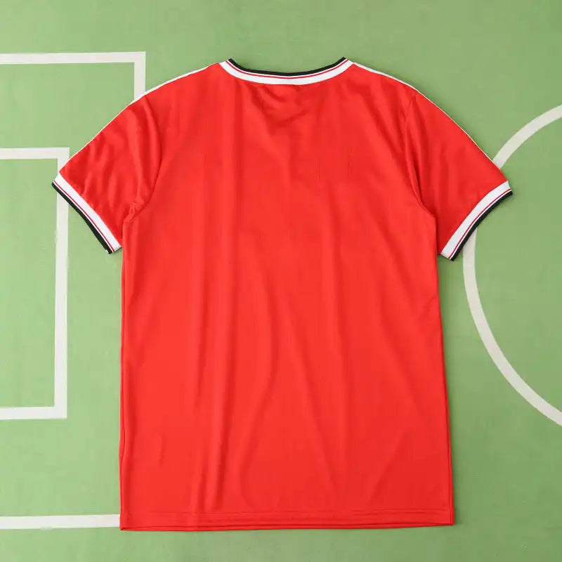 Manchester United F.C 1984 Season Home Red Retro Jersey – Detailed View