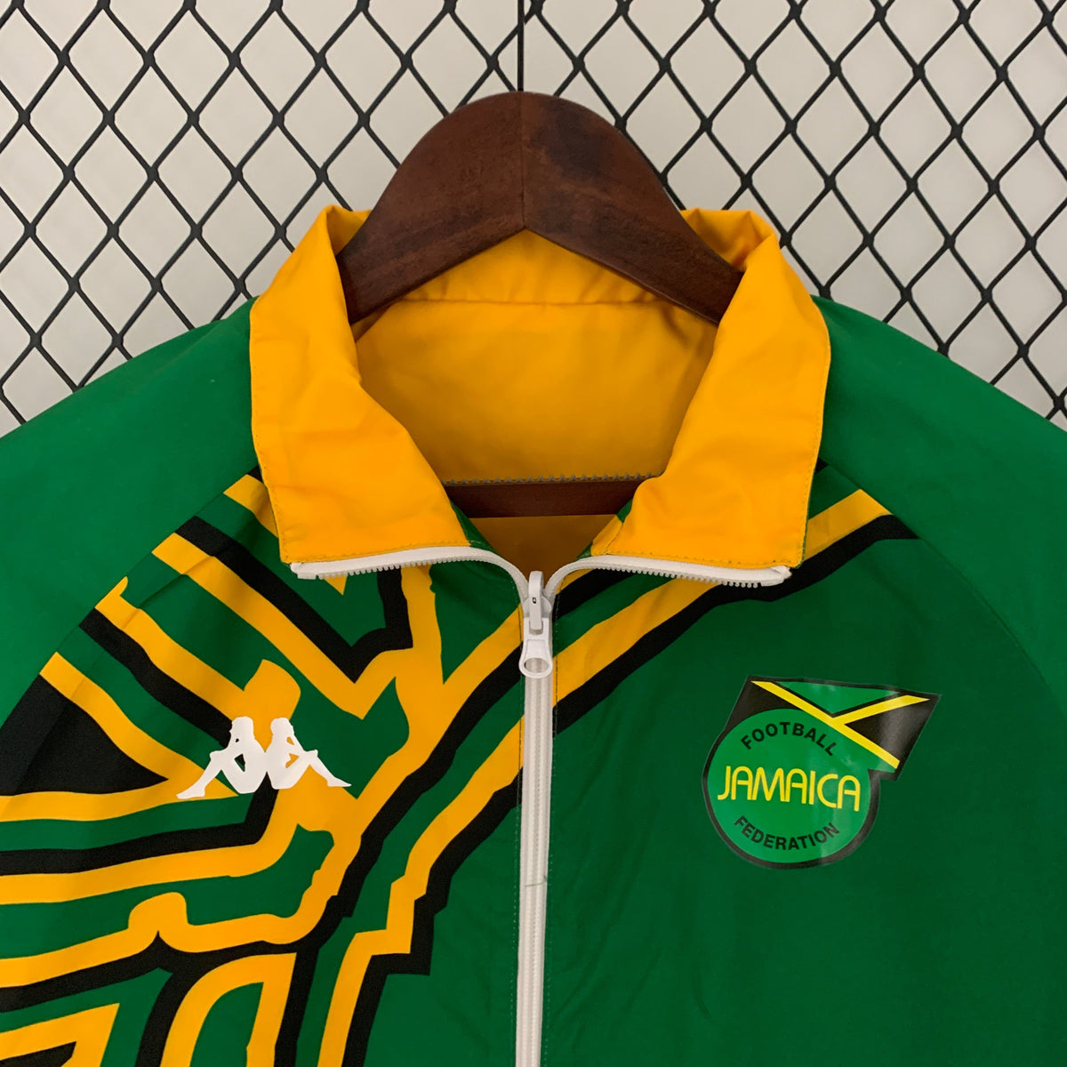 Jamaica Bob Marley Reversible Yellow Green Jacket Both Size Jacket – 7
