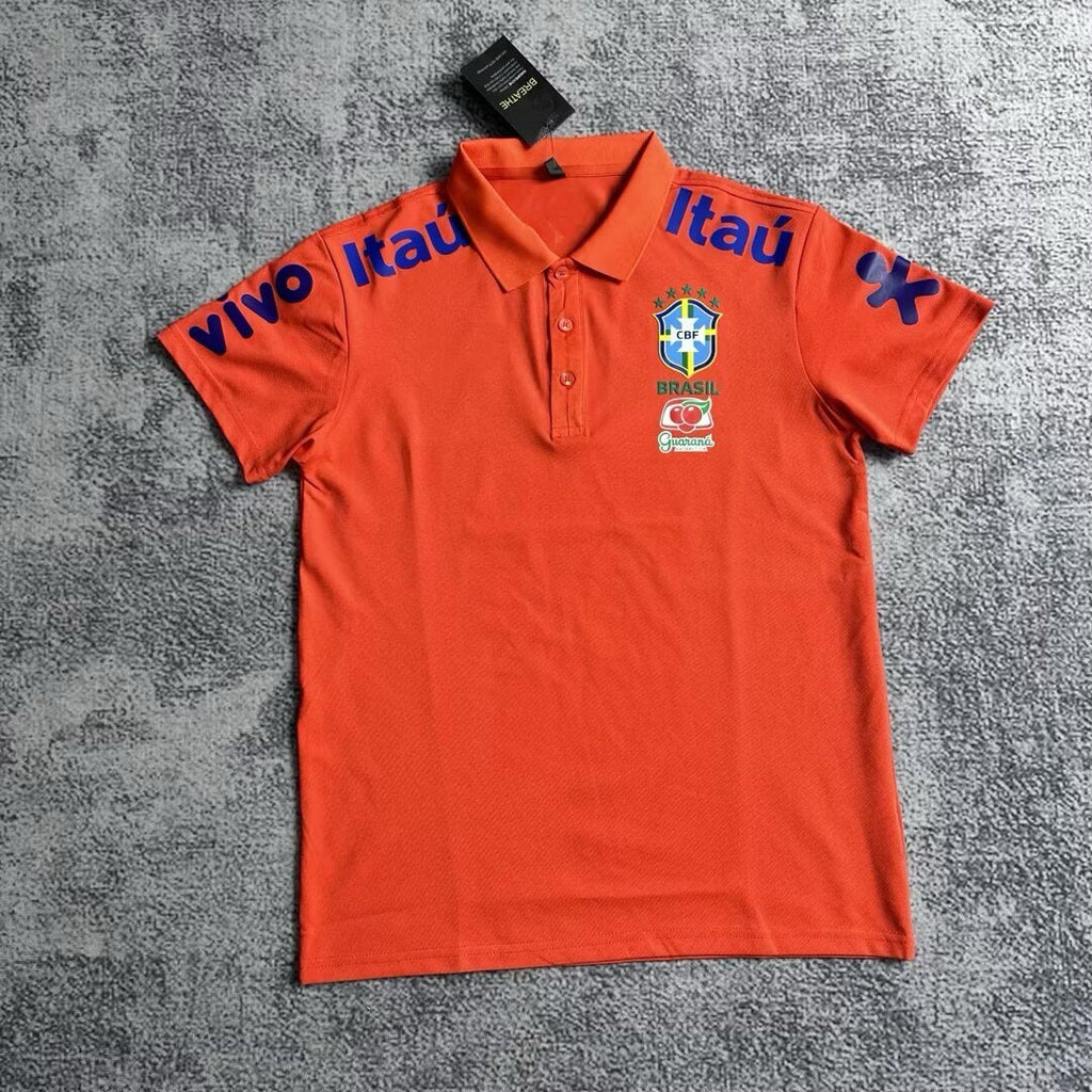 Brazil New Polo Neck Polokragen Tshirt – Back View