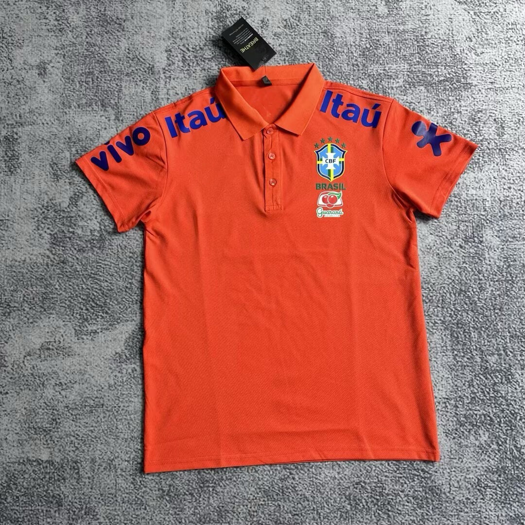 Brazil New Polo Neck Polokragen Tshirt – Back View