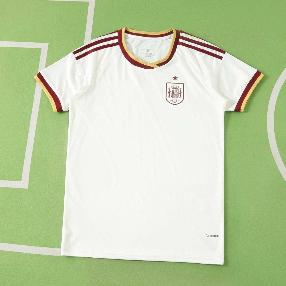 2026 Spain World Cup Away Football Jersey – Back View