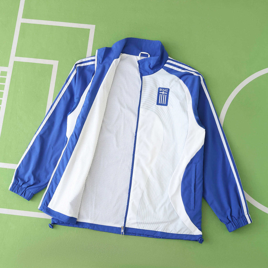 Greece EURO 2004 Retro Windbreaker – Back View