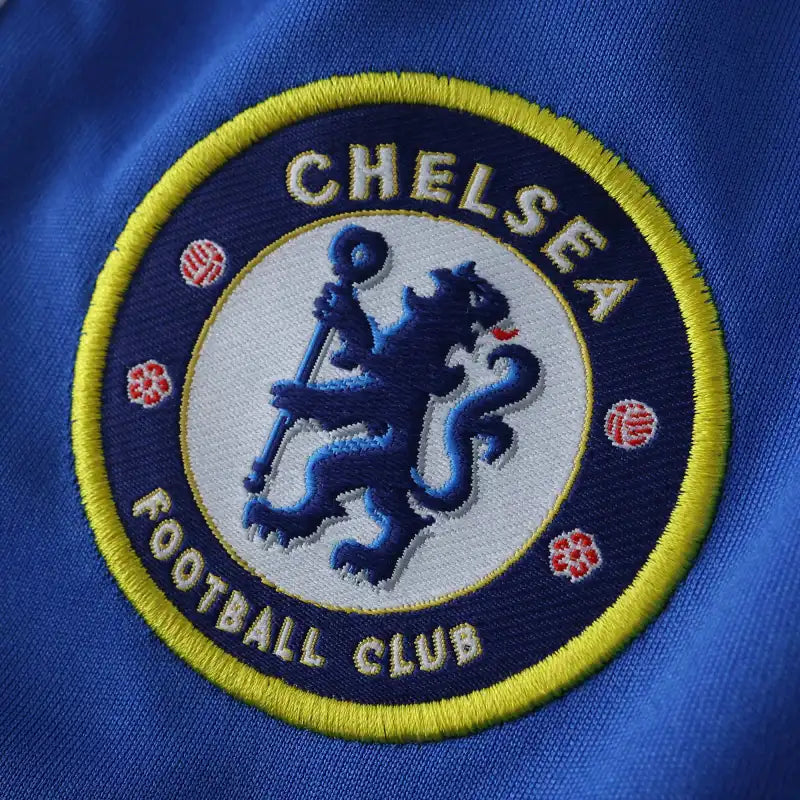 2012 Chelsea Champions League Final Home Retro Kids Football Jersey – 11