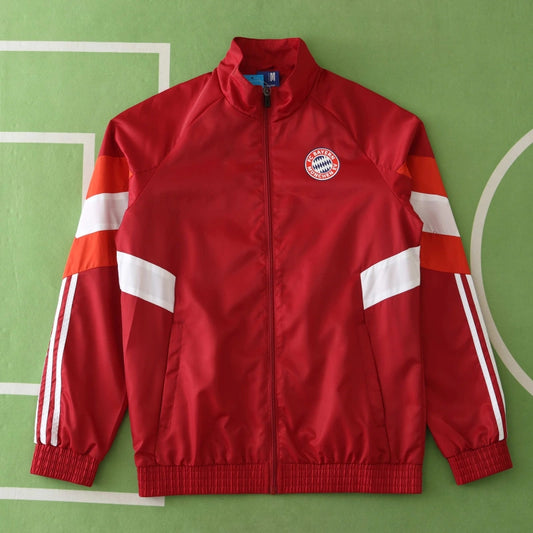 FC Bayern Munich Retro Vintage Windbreaker Football Jacket