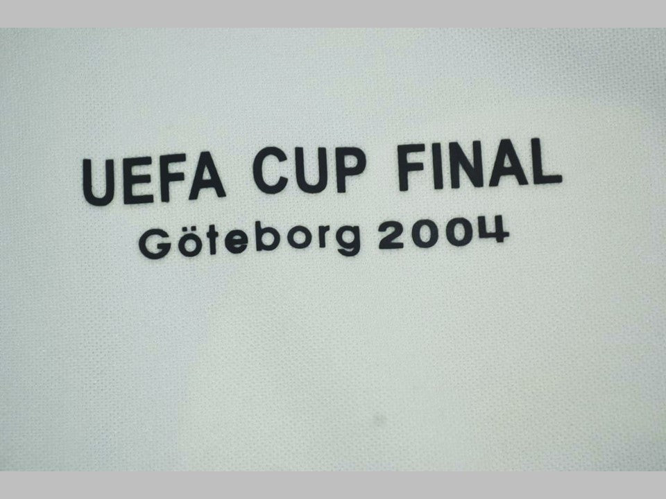 Pablo Aimar Valencia 2004 UEFA Cup Final Retro Football Jersey – Detailed View