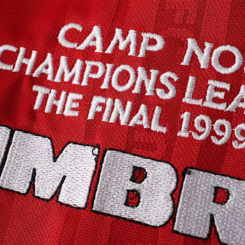 Manchester United F.C 99/00 Season Home Red Retro Jersey – 6