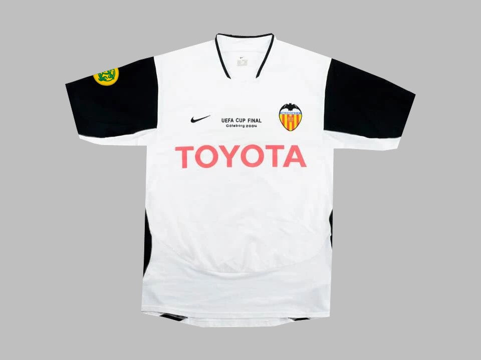 Mista #20 Valencia 2004 UEFA Final Retro Jersey – Front View