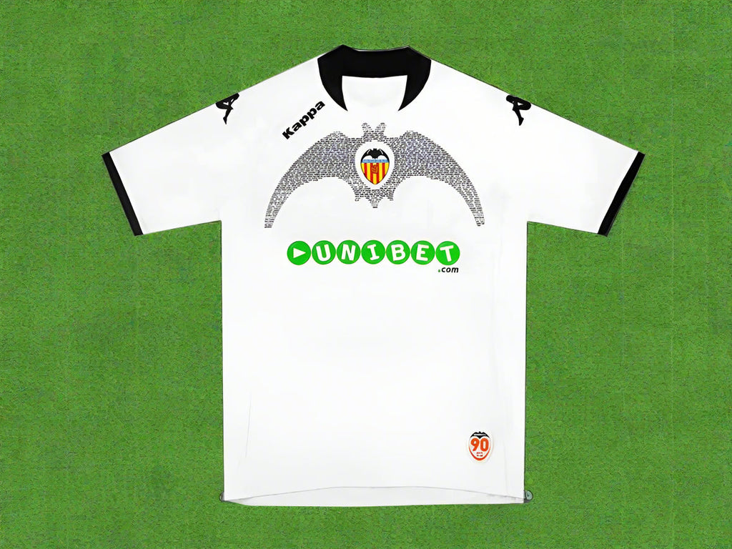 Vicente Valencia 2009 2010 Retro Jersey – Front View