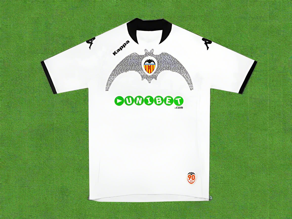 Vicente Valencia 2009 2010 Retro Jersey – Front View