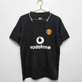 2003/04 Manchester United Away Black Retro Fan Version Jersey – Back View