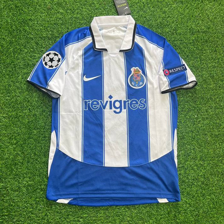 Rabah Madjer 8- Porto Retro Football Jersey – Front View