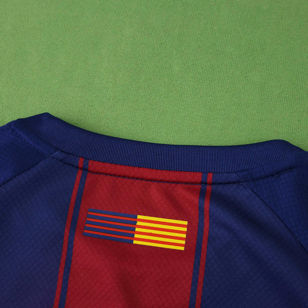 FC Barcelona 2025-2026 Season Home Kids Football Jersey Trikot Maillot V6
