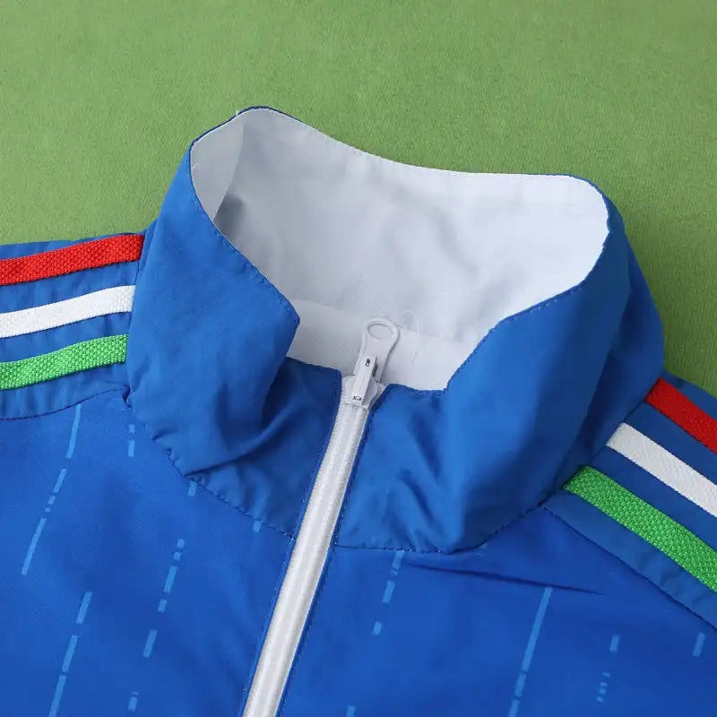 Italy New Season Both Sides Football Windbreaker Windjacke – Detailed View