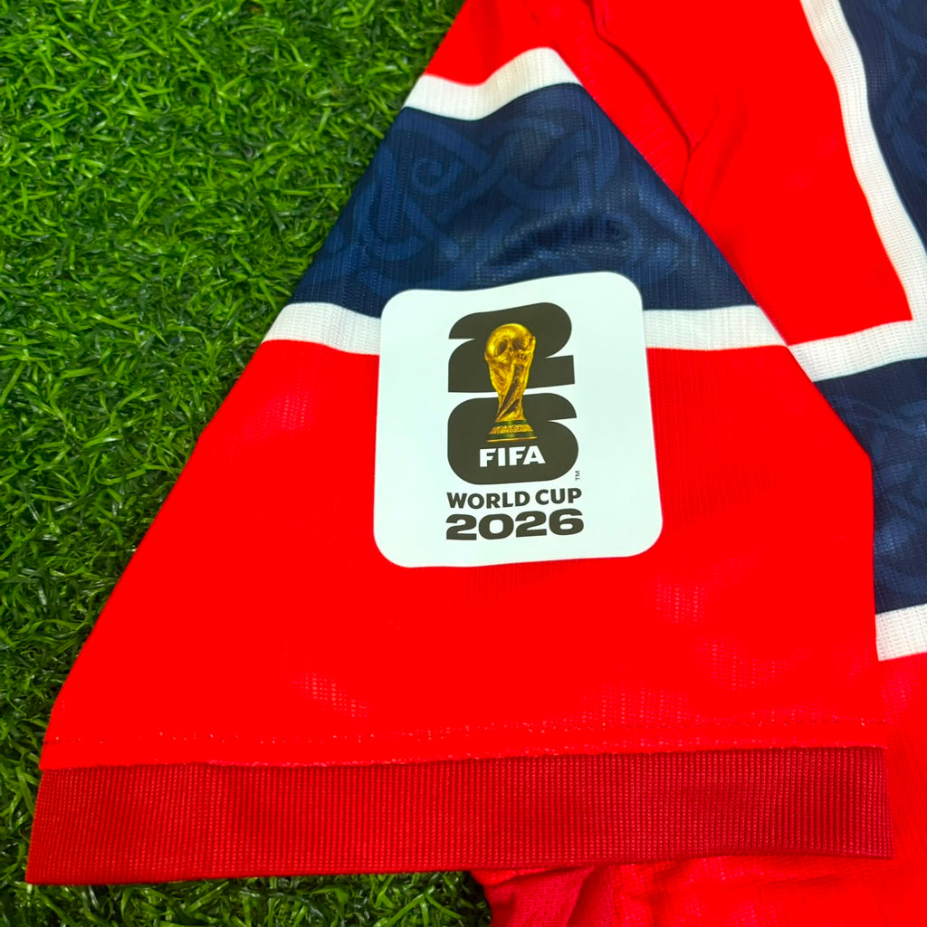 Erling Braut Haaland Norway 2026 World Cup Kids Football Jersey – 4