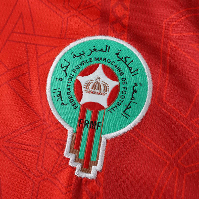 Morocco Home African Cup 2025 Season Kit Jersey – Detailed View